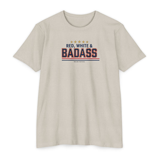 Red, White & Badass T-Shirt — Malibu Tactical