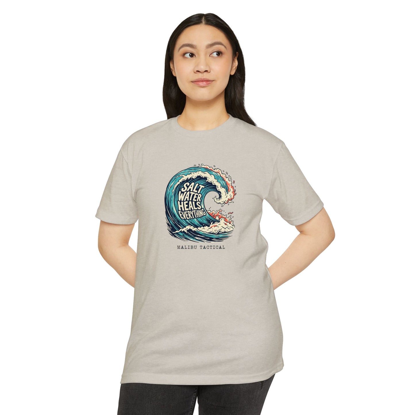 Salt Water Heals Everything T-Shirt — Malibu Tactical