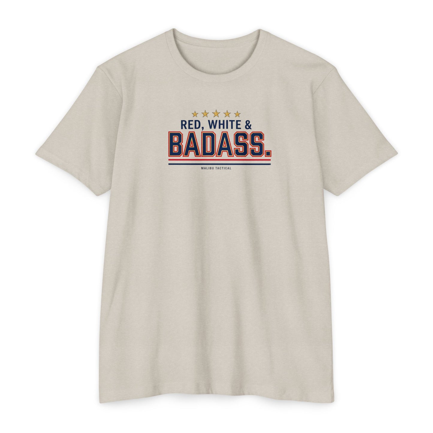 Red, White & Badass T-Shirt — Malibu Tactical
