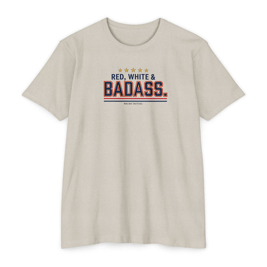 Red, White & Badass T-Shirt — Malibu Tactical