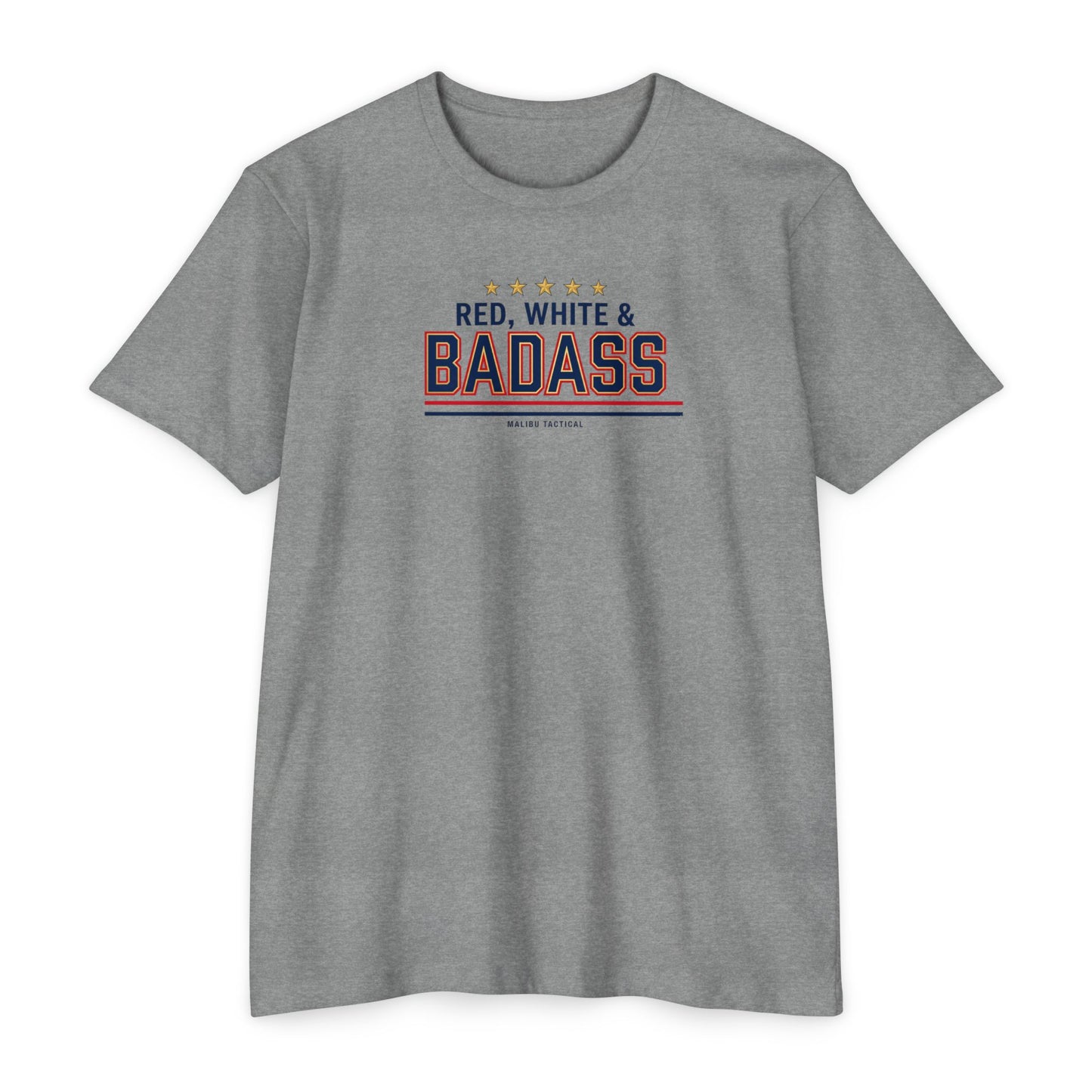 Red, White & Badass T-Shirt — Malibu Tactical