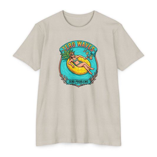 Zero Waves, Zero Problems T-Shirt — Malibu Tactical