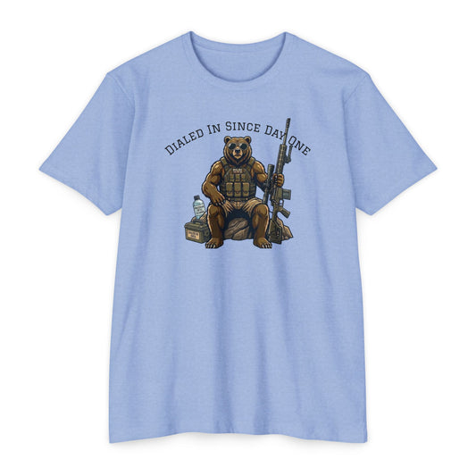 Dialed In Since Day One T-Shirt — Malibu Tactical