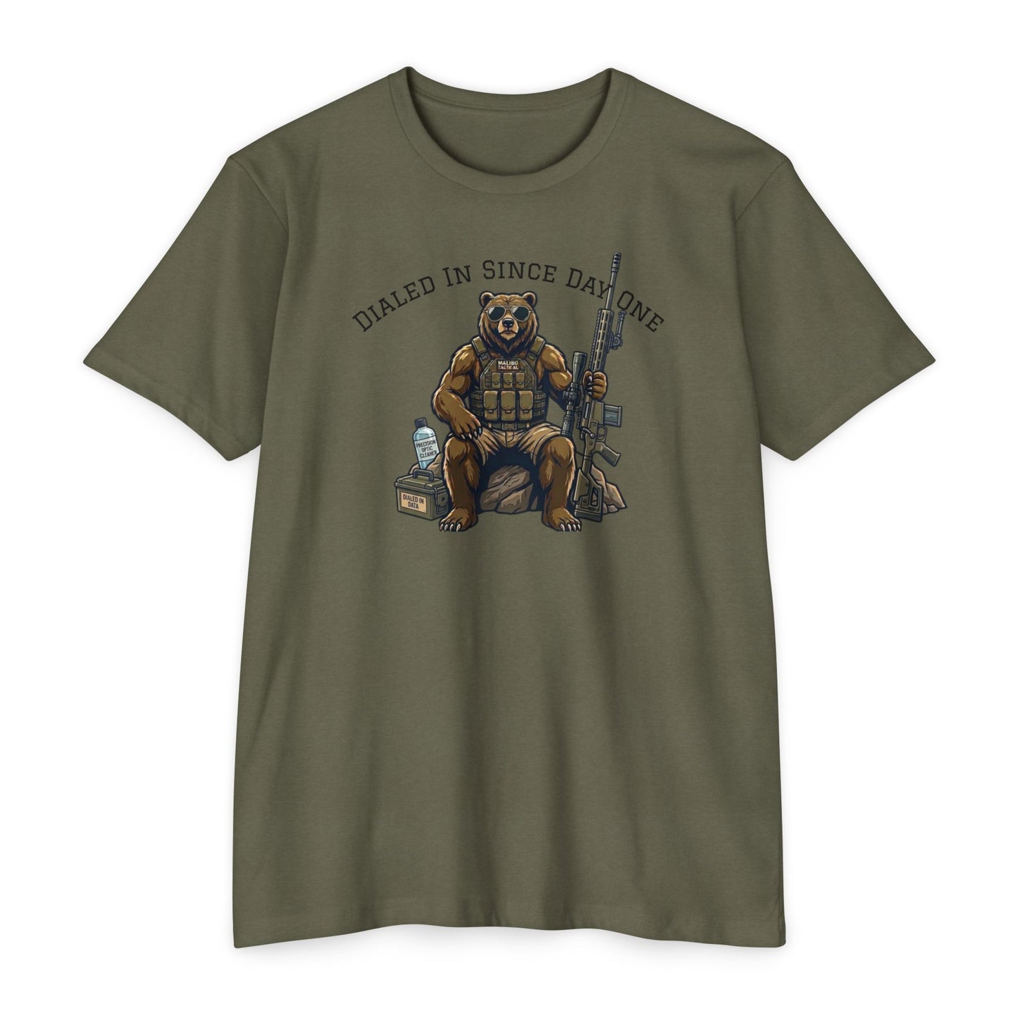 Dialed In Since Day One T-Shirt — Malibu Tactical
