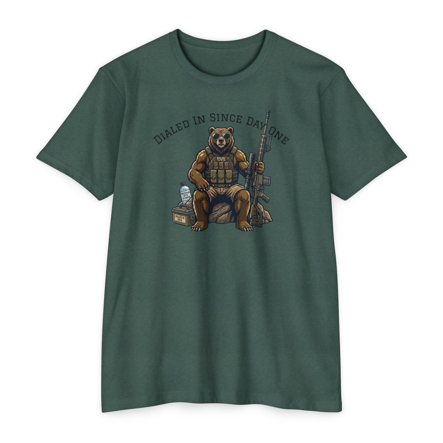 Dialed In Since Day One T-Shirt — Malibu Tactical
