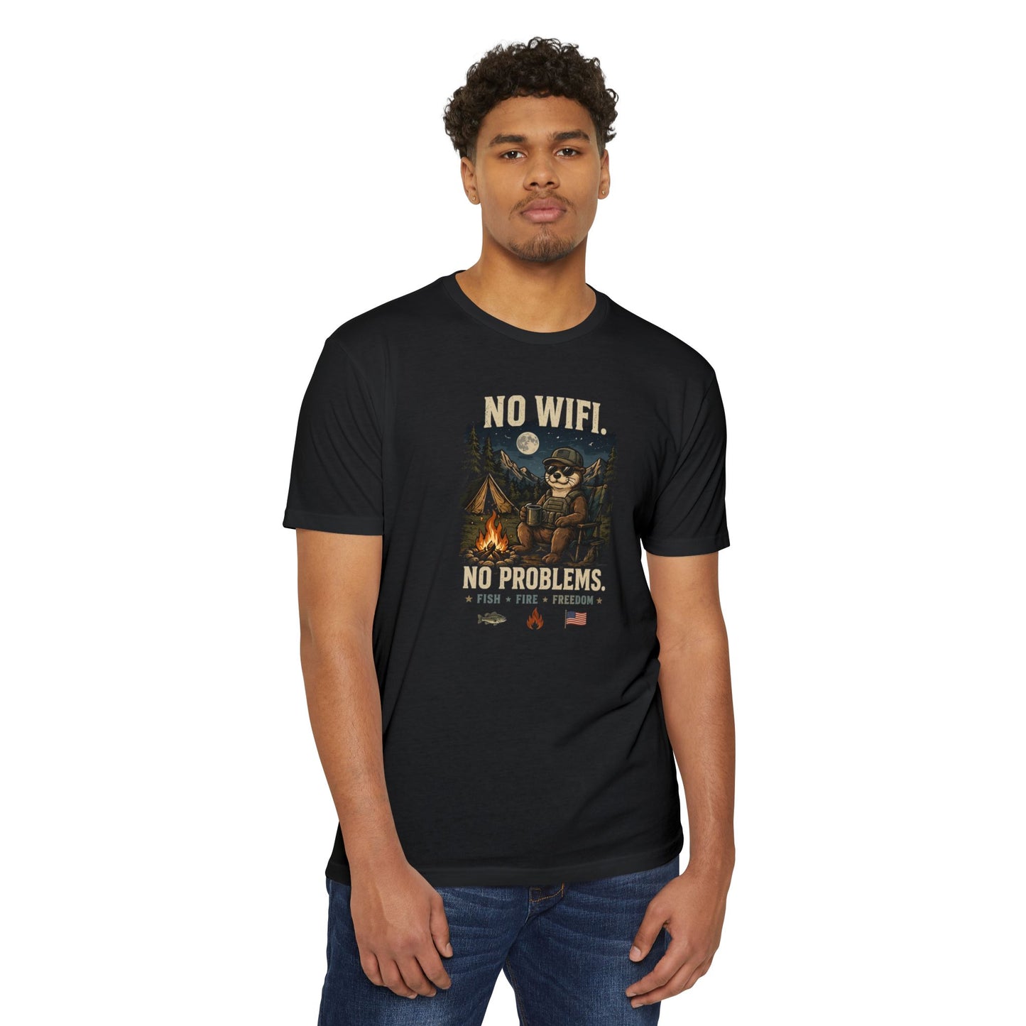No Wifi, No Problems T-Shirt — Malibu Tactical