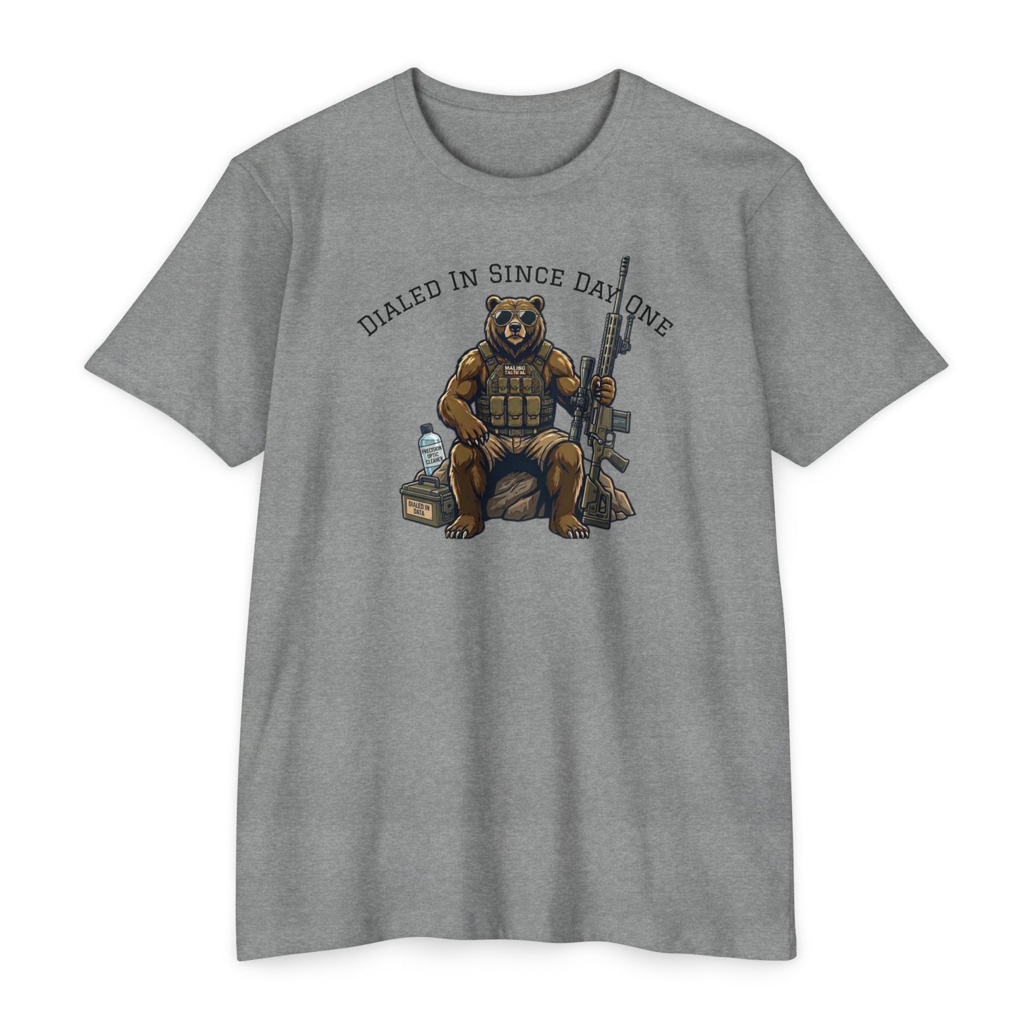 Dialed In Since Day One T-Shirt — Malibu Tactical