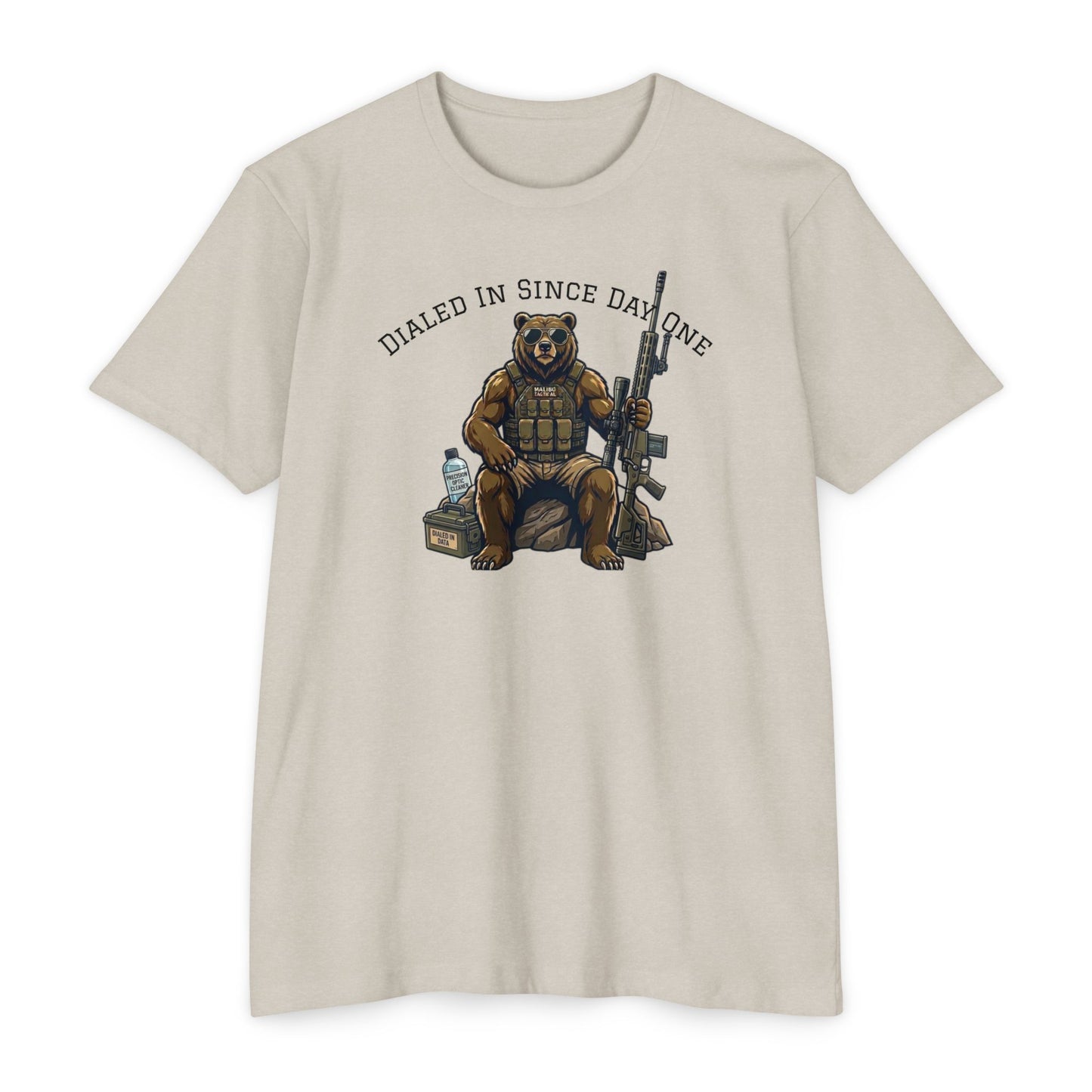 Dialed In Since Day One T-Shirt — Malibu Tactical