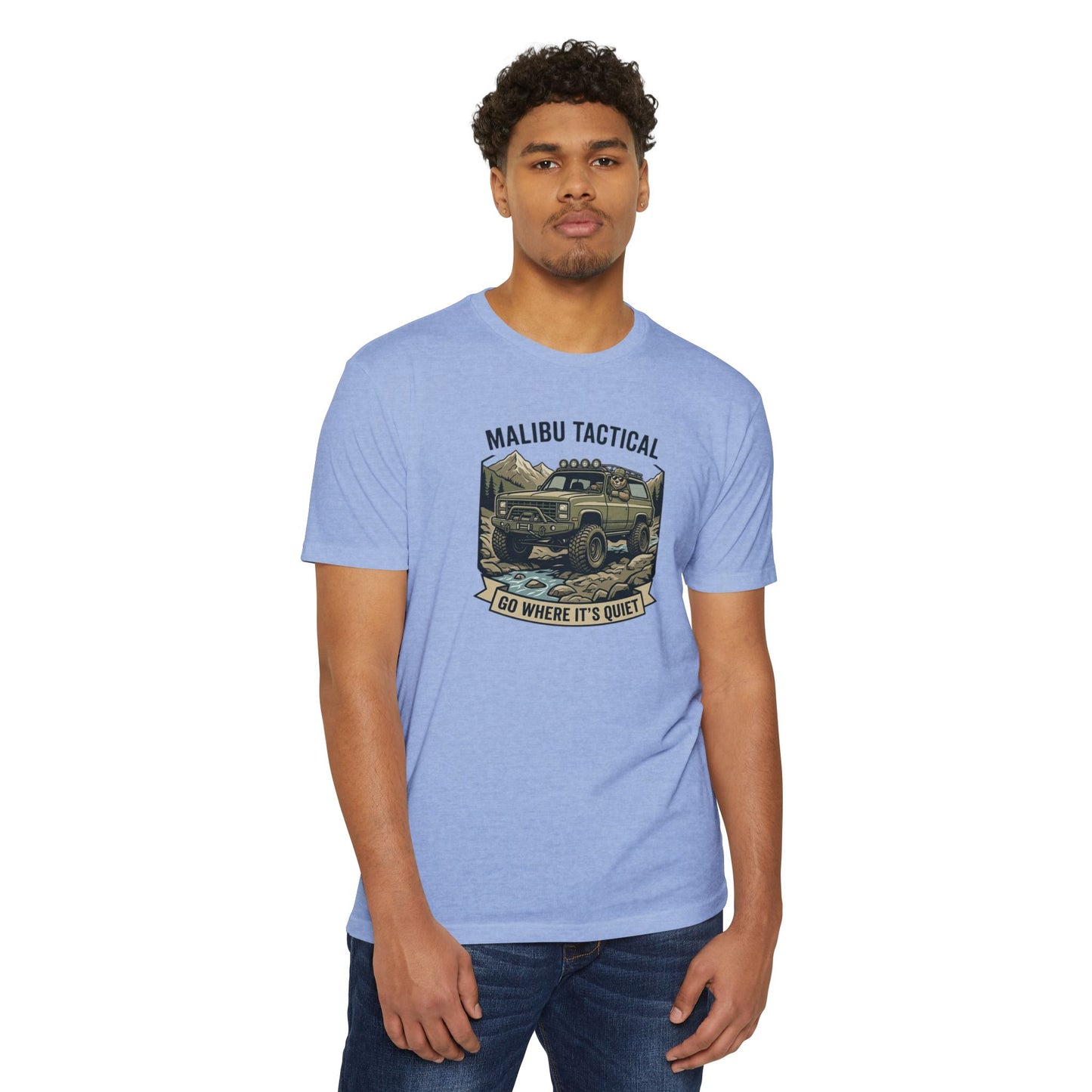 Go Where It's Quiet T-Shirt — Malibu Tactical — Malibu Tactical lifestyle photo