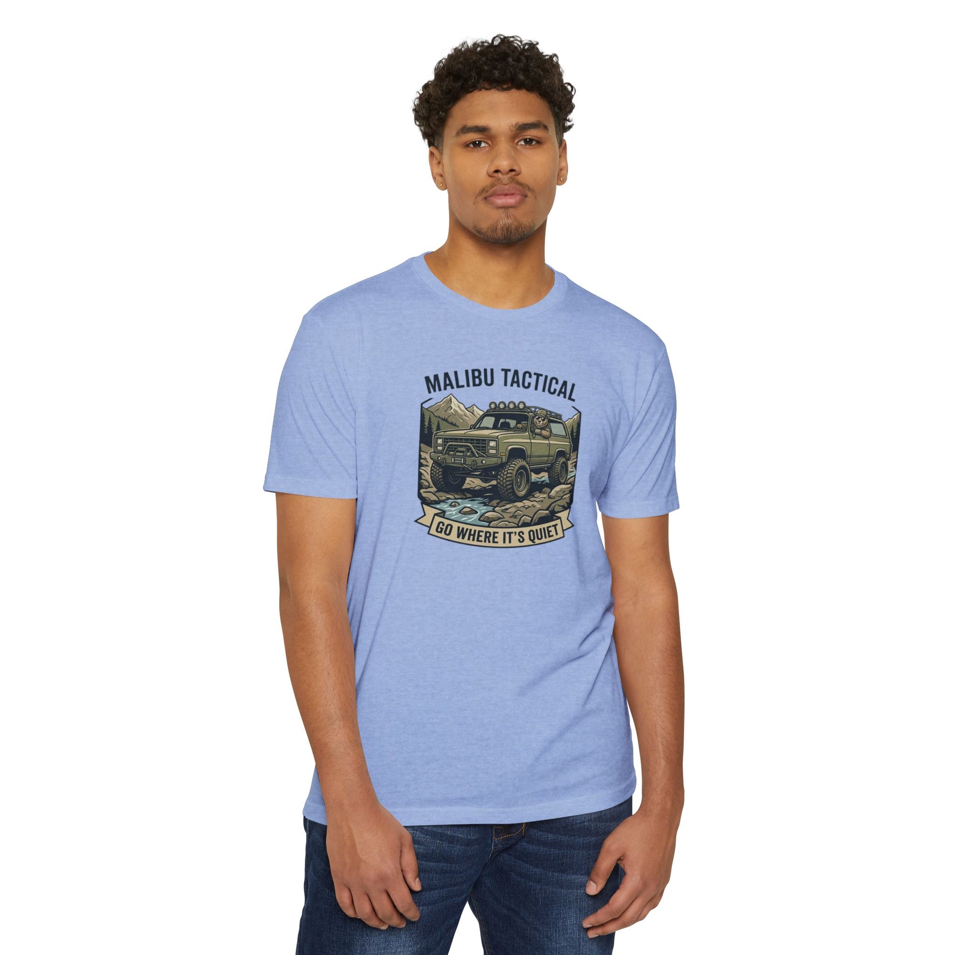 Go Where It's Quiet T-Shirt — Malibu Tactical — Malibu Tactical lifestyle photo
