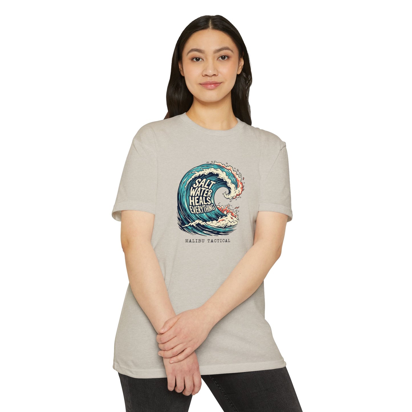 Salt Water Heals Everything T-Shirt — Malibu Tactical