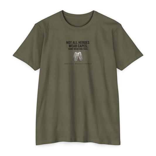 Not All Heroes Wear Capes T-Shirt — Malibu Tactical