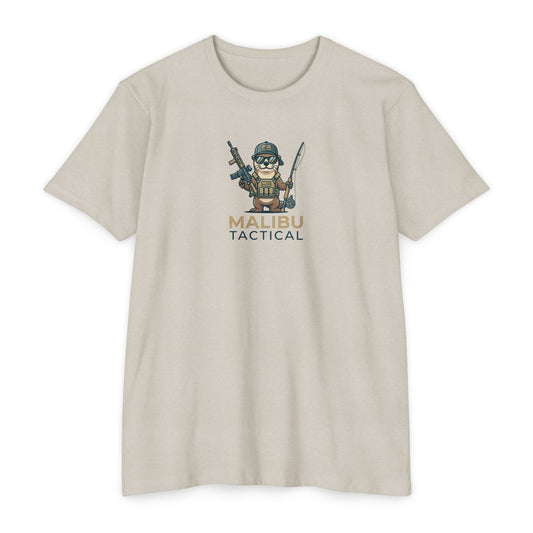 Operator Otter fishing T-shirt in CVC Sand — Malibu Tactical