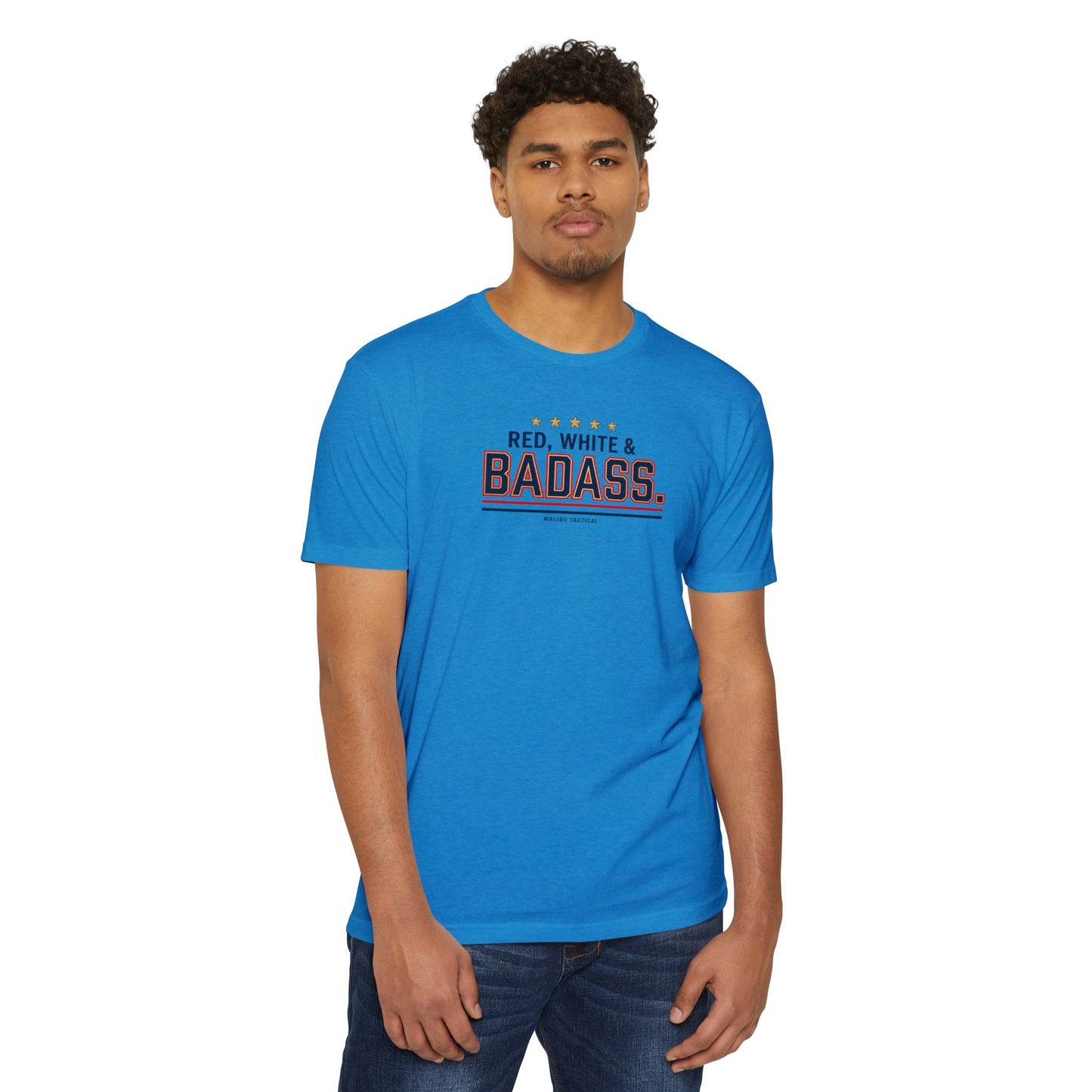 Red, White & Badass T-Shirt — Malibu Tactical