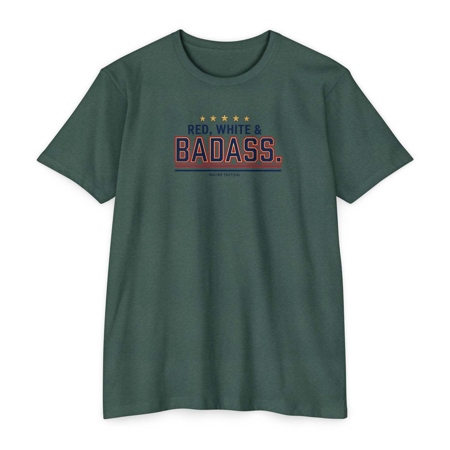 Red, White & Badass T-Shirt — Malibu Tactical